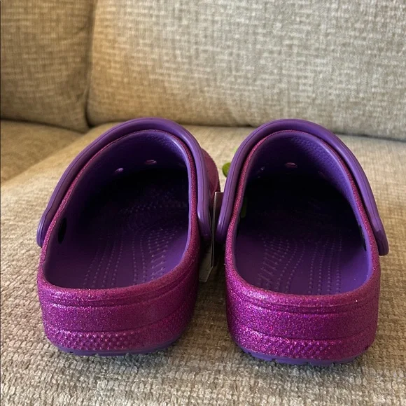 CROCS Baya Glitter Clogs - Size 8 - NWT - Picture 4 of 7